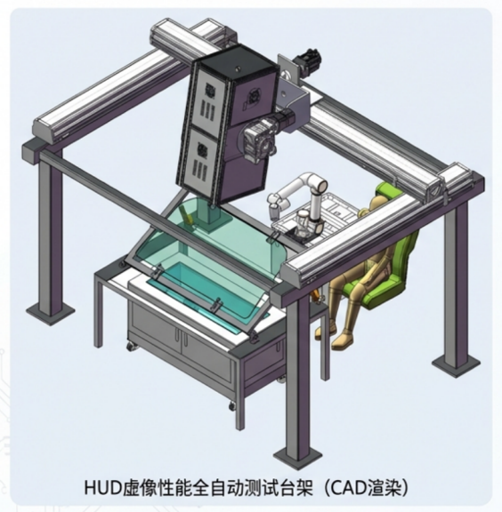 HUD虚像性能自动测试台架