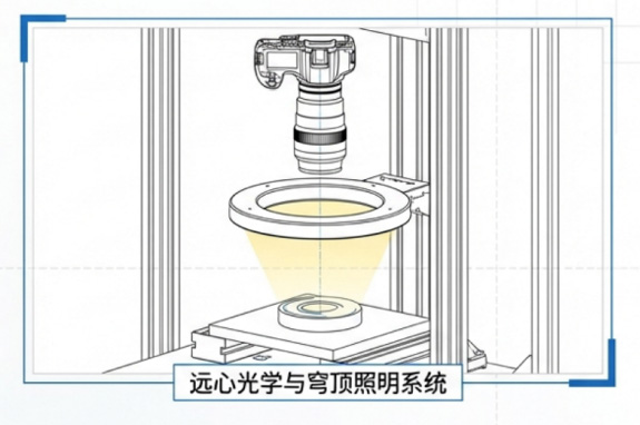 AI视觉检测穹顶照明系统