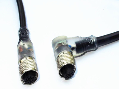 M12弯头直头连接器产品对比实拍
