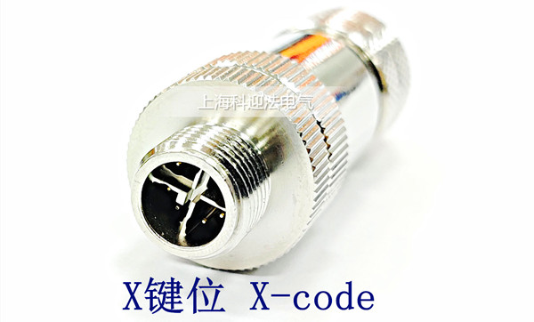 X扣M12PCB板接头M12-8P